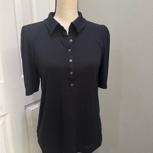 LOFT Black Button-Down Women's Shirt